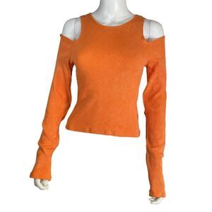 Daydreamer Women's Extra Large Cold Shoulder Pullover Sweater